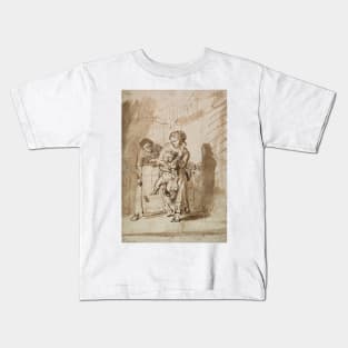 The Unruly Child by Rembrandt Kids T-Shirt